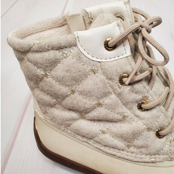 Sperry Syren Gulf Duck Rain Boot White 7 - Picture 8 of 14